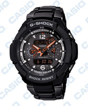 卡西欧G-SHOCK电波表GW-3500BD-1A